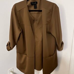Vincente Women's Lightweight Blazer style jacket size L